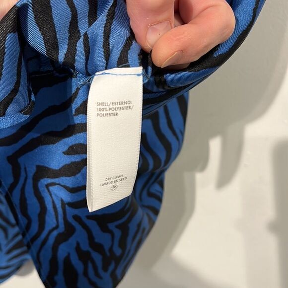 ⚡️Rebecca Minkoff Zebra Print Midi Satin Skirt Size 4 - Picture 8 of 10